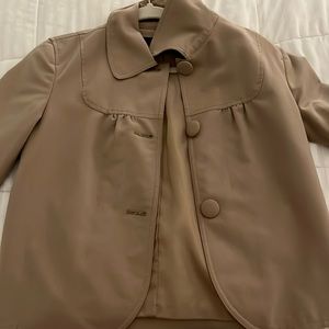 Signature by larry levine beige coat